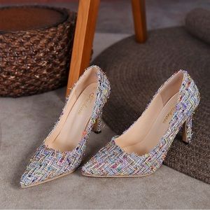 Dress shoe stilettos formal style EU 36 sz brand new never worn